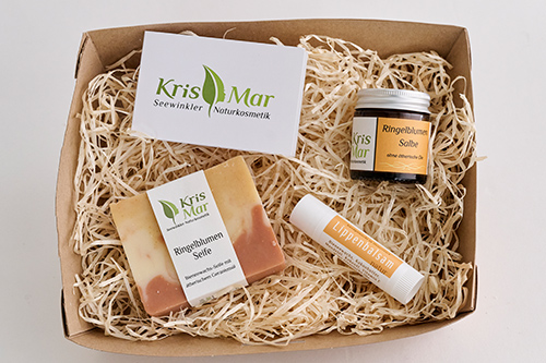 KrisMar Naturkosmetik Geschenkset mit Ringelblume