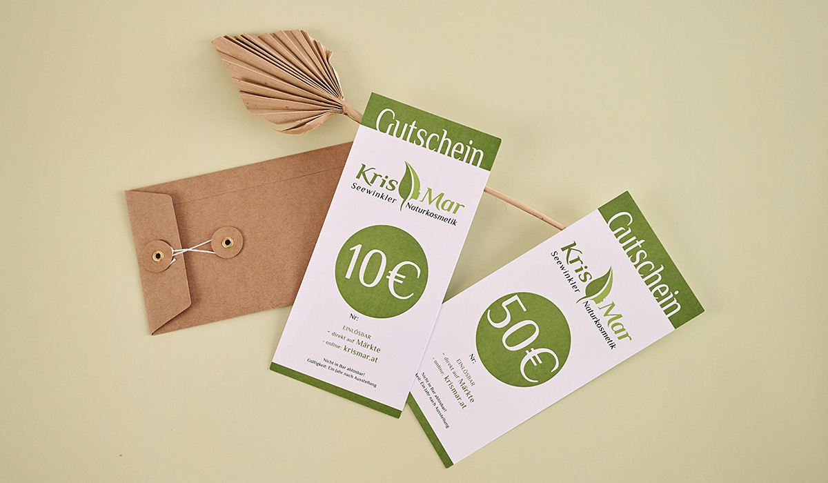 KrisMar Gutscheine 10 € und 50 €