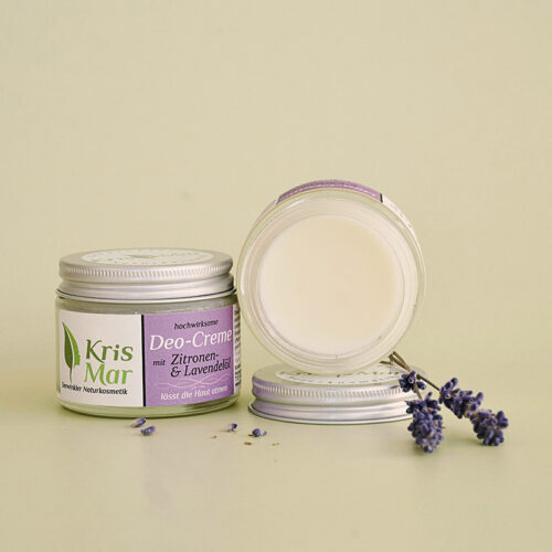 KrisMar Deo-Creme Zitrone & Lavendel offen