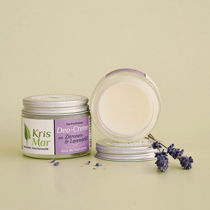 KrisMar Deo-Creme Zitrone & Lavendel offen